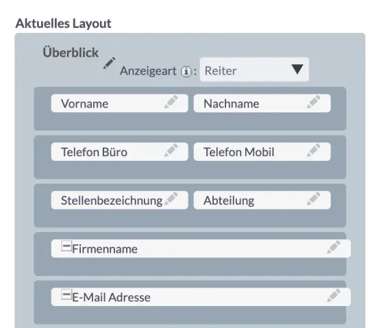 suitecrm firmenname feld