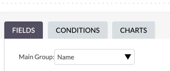 SuiteCRM report main group name