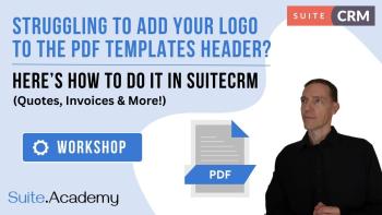 Struggling to Add Your Logo to the PDF Templates Header? Here’s how to do it in SuiteCRM (Quotes, Invoices & More!)