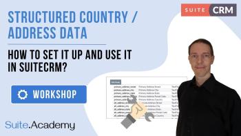 Structured Country / Address Data - How to set it up and use it in SuiteCRM?