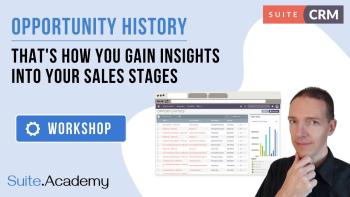 Opportunity History - That's how you gain Insights into your Sales Stages and Revenue Trends