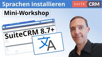Installation von Sprachpaketen in SuiteCRM 8.7+ | Kurzanleitung