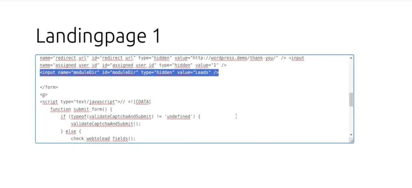 copy hidden field line