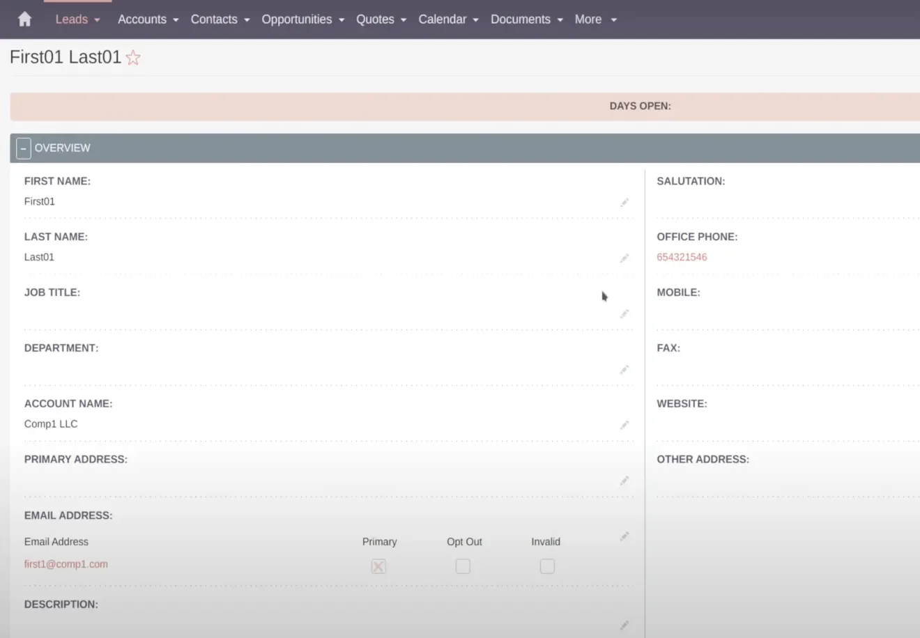 suitecrm wordpress integration lead information