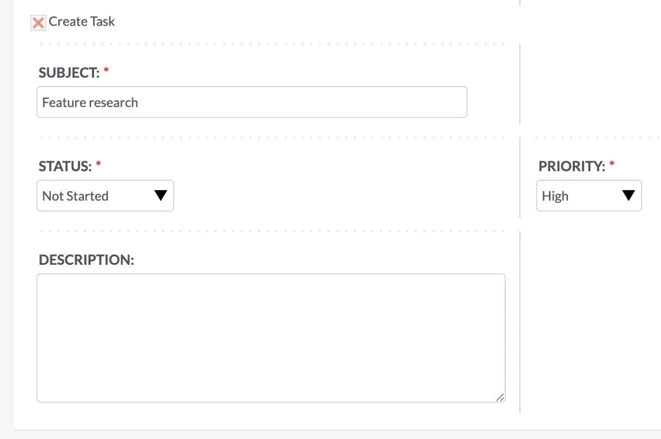 suitecrm convert lead create task