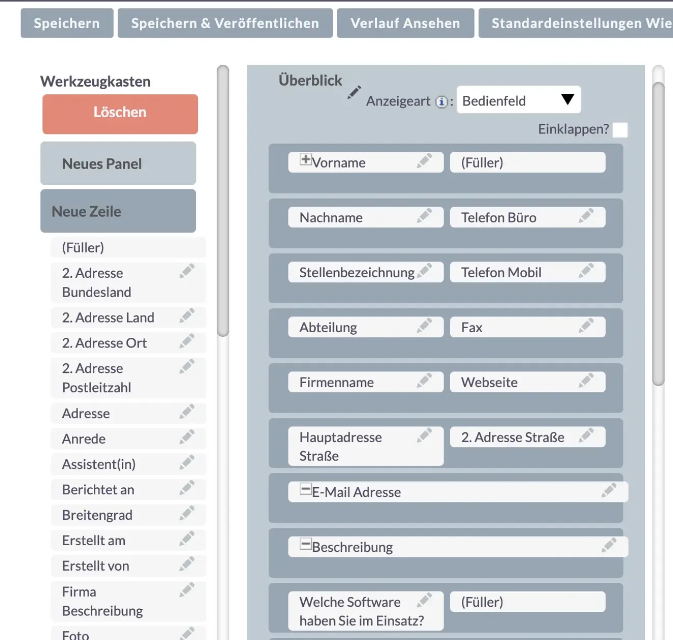 SuiteCRM felder neues textfeld hinzufuegen