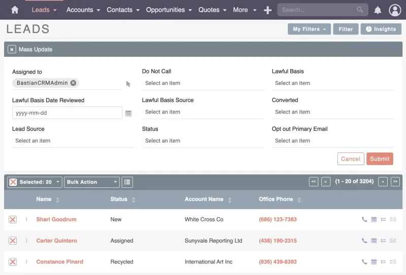 A Comprehensive Guide to Editing Data in SuiteCRM